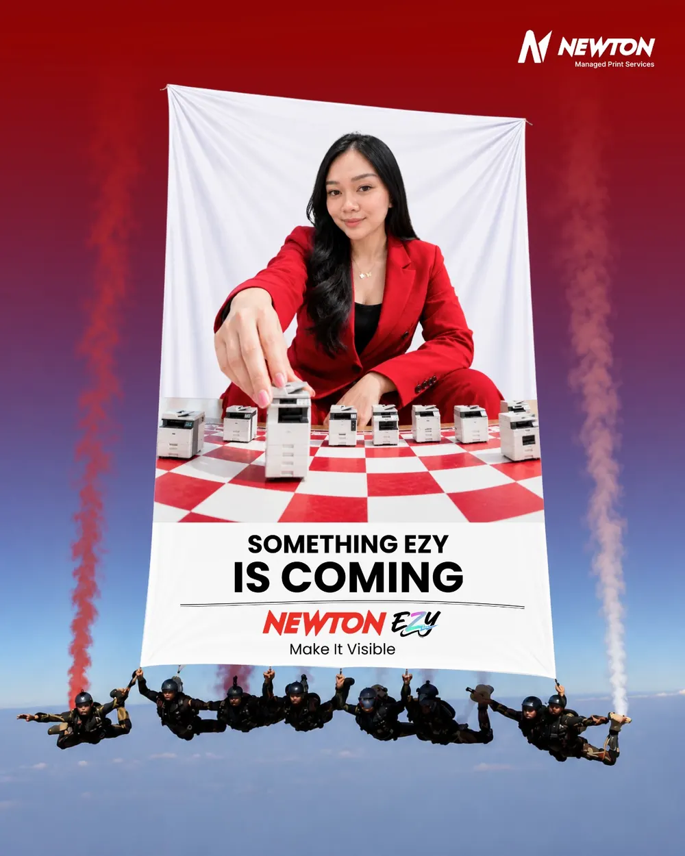 Teaser peluncuran: Something Ezy is coming, Newton Ezy
